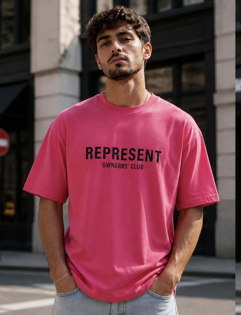 تیشرت لش مردانه Represent با طراحی استریت‌ویر