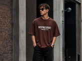 تیشرت لش مردانه قهوهای REPRESENT OWNERS’ CLUB
